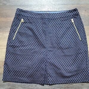Bobby Jones Blue and Gold Mini Pencil Skorts